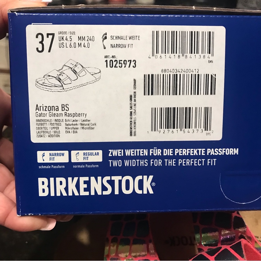 NWT Birkenstock gator gleam Raspberry - Picture 8 of 8